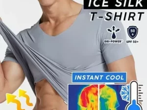 Ice Silk Anti-Dirty Waterproof Quick Dry T-Shirt