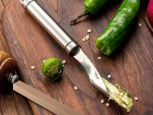 (Mother's Day Sale-50% OFF) Pepper Corer Serrated Seed Remover