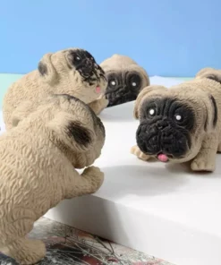 (PAASKEPASSING - SPAR 50% KORTING) Squishy Pug Dog- Keapje 2 Krij ekstra 10% KORTING