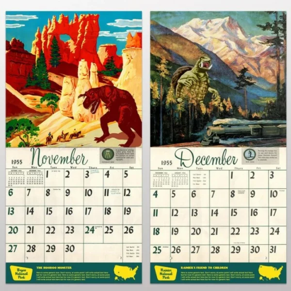 2022 Nationalpark-Monster-Kalender