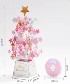 🎅(Early Christmas Sale - Save 50% OFF)Crystal Christmas Tree Pop Up Cards