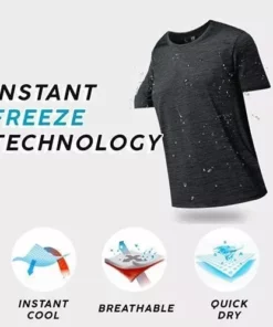 Ice Silk Anti-Dirty Waterproof Quick Dry T-Shirt