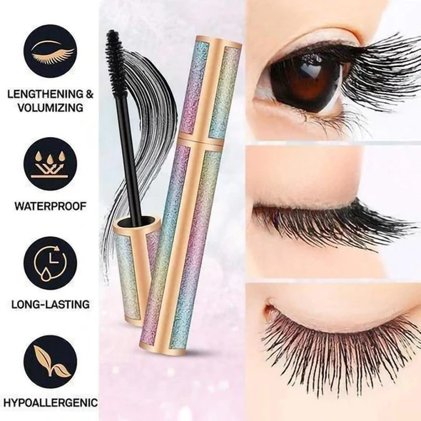 (Tidig mors dag Hot Rea-48% RABATT)4D Starry Sky Long Tjock Curling Snabbtorkande Vattenfast Mascara