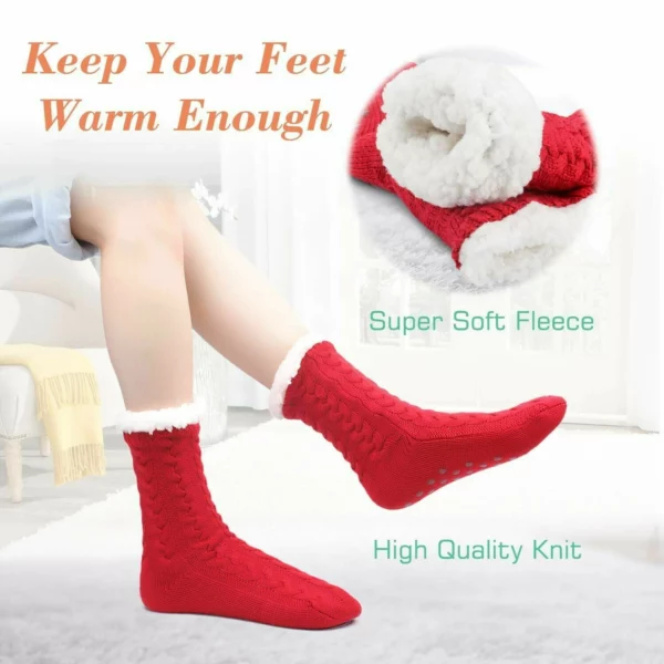 🎅🎅Krystferkeap-2021 Super Soft Warm Gesellige Fleece Sokken