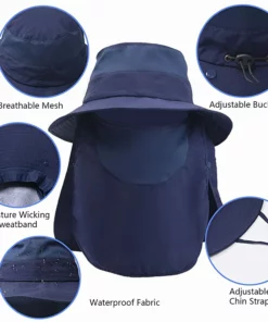 (🔥Oferta por tempo limitado🔥-50% DESCONTO) Gorro de pescador de protección solar ao aire libre