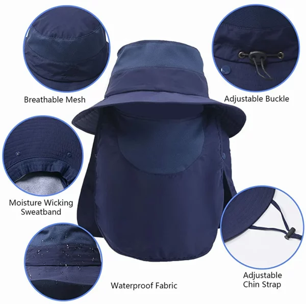 (🔥Offerta a tempo limitato🔥-50% DI SCONTO)Cappello da pescatore con protezione solare per esterni