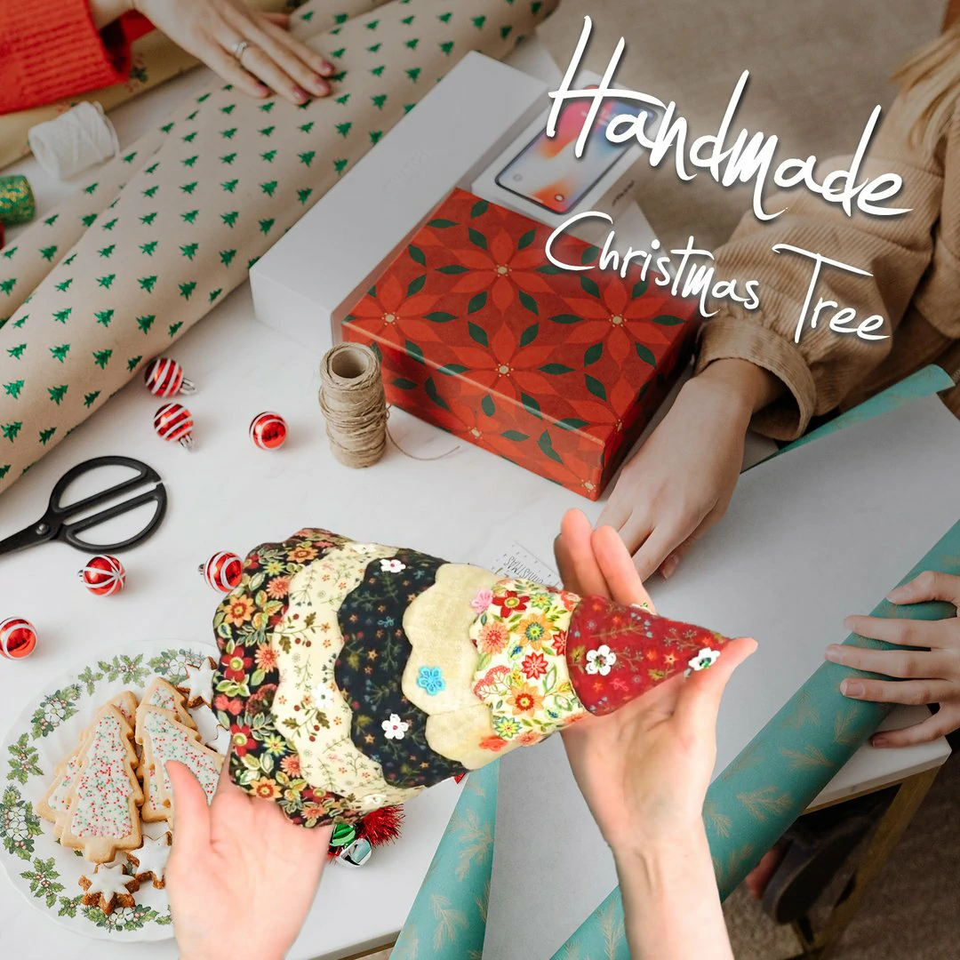 (🎄Early-Christmas-Hot-Sale)Handmade Christmas Tree Quilting Set (7PCS)