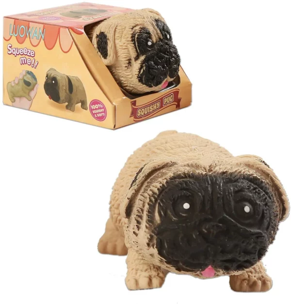 (SHITJE EASTER - KURS 50% ULJE) Squishy Pug Dog- Bli 2 Merr 10% ZBRITJE ekstra