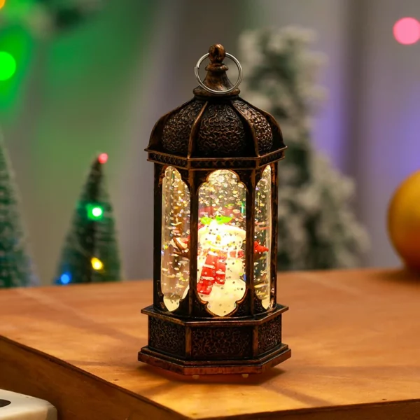 (🎄Early Christmas Sale NOW-50% OFF) LED Lighted Spinning Christmas Lantern🔥Buy More Save More🔥