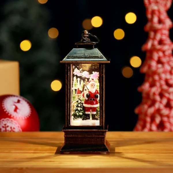 (🎄Early Christmas Sale NOW-50% KORTING) LED-ferljochte spinnende krystlantaarn🔥Keapje mear Besparje mear🔥