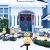 Christmas sales 50%OFF-- Waterproof solar snowman lamp.