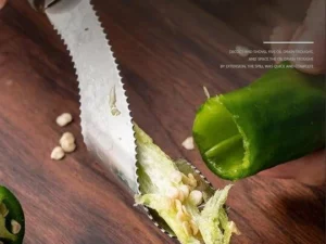 (Mother's Day Sale-50% OFF) Pepper Corer Serrated Seed Remover