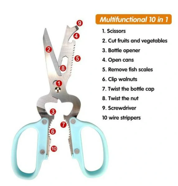 (Easter Promotion- 50% OFF) Multifunctional Portable Detachable Scissors