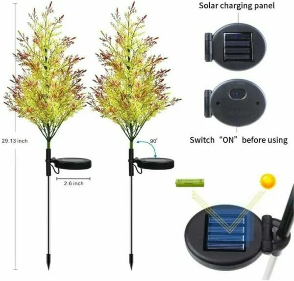 (🎄Early Christmas Sale🎄 - 40% KORTING) Solar Garden Christmas Tree Light