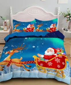 Red Truck Christmas Quilt Bedding Set. It’s The Most Wonderful Time 💗