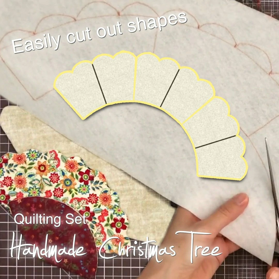(🎄Early-Christmas-Hot-Sale)Handmade Christmas Tree Quilting Set (7PCS)