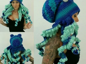 Crochet Octopus Hat —— A Very Good Birthday/Christmas Gift