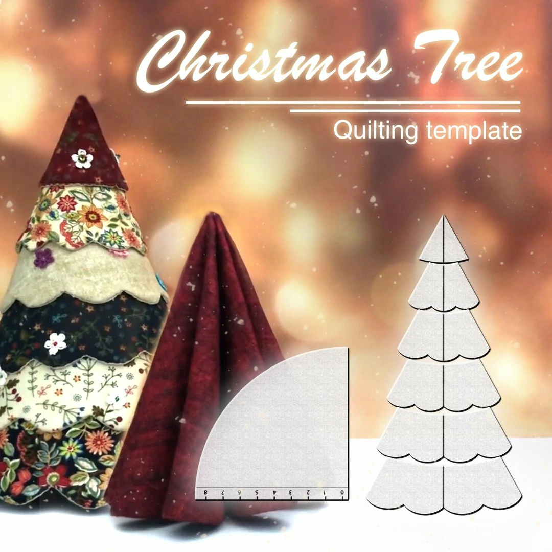 (🎄Early-Christmas-Hot-Sale)Handmade Christmas Tree Quilting Set (7PCS)