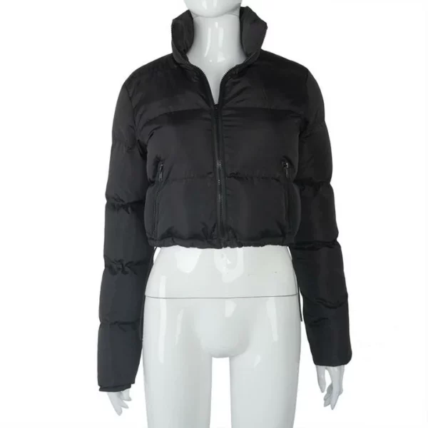 Jacket ya Gilet Puffer Yamakono Aatali a Zipper