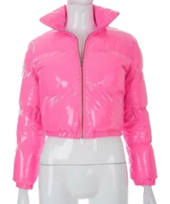 Long Sleeve Zipper Design Gilet Puffer Jacket