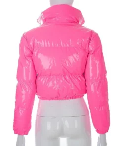 Long Sleeve Zipper Design Gilet Puffer Jacket