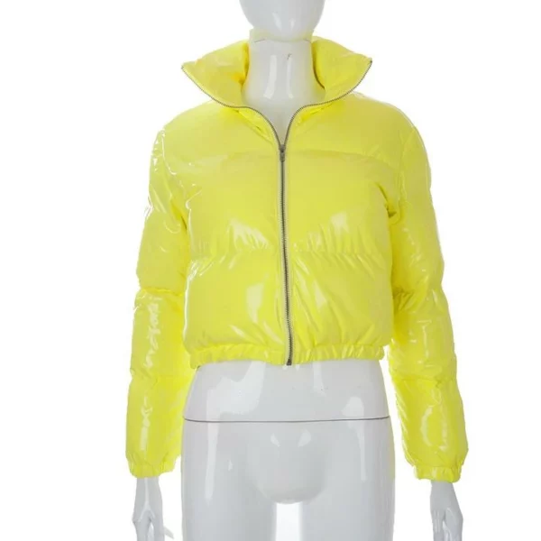 Designová bunda Gilet Puffer s dlouhým rukávem na zip