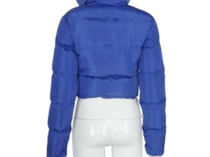 Long Sleeve Zipper Design Gilet Puffer Jacket