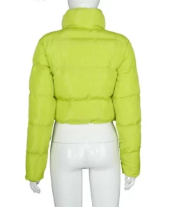 Gacmo-dheere Zipper Naqshad Jaakada Gilet Puffer