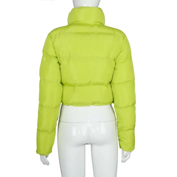 Jacket ya Gilet Puffer Yamakono Aatali a Zipper