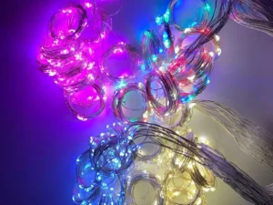 Curtain of String Lights with Remote