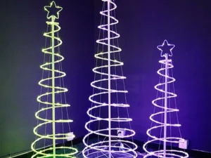 The Choreographed Light Show Tree