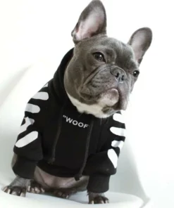 'WOOF' Trendy Dog Hoodie