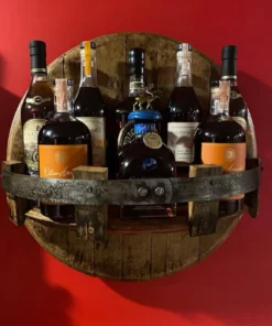 NEW YEARS SALE - 50% OFF - Bourbon Whiskey Barrel Shelf