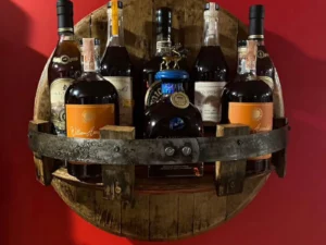 NEW YEARS SALE - 50% OFF - Bourbon Whiskey Barrel Shelf