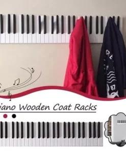🔥Kayayyakin Zafi🔥 Piano Wooden Coat Racks