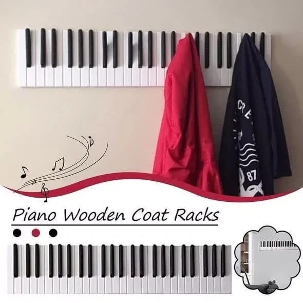 🔥Hot products🔥Piano Wooden Coat Racks
