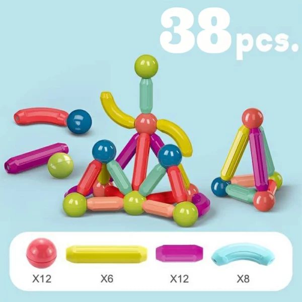 (Firotina Germiya Sersalê- 50% OFF) Set Sticks Building 3D Magnetic