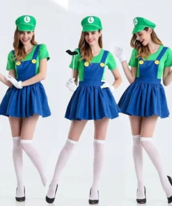 Sexy Super Mario-kostuum voor dames