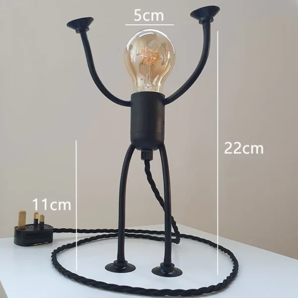 💡Mr Bright Moves-lampe, utskiftbar stylinglampe