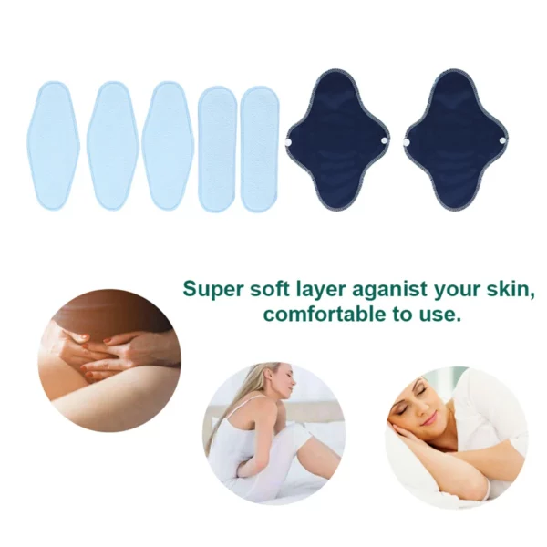 （🔥A Big Discount ）Ultra-thick Polar Fleece Sanitary Pads Value PACK For Bladder Leakage（8pcs）