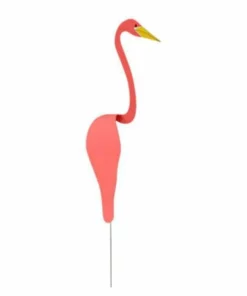 Funny Swirl Whimsical Flamingo Garden Decoration