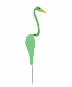 Funny Swirl Whimsical Flamingo Garden Decoration