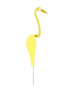 Funny Swirl Whimsical Flamingo Garden Decoration