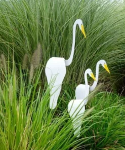 Funny Swirl Whimsical Flamingo Garden Decoration