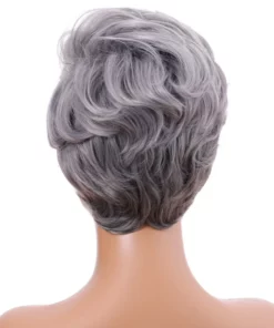 Hot Selling Wigs European and American Fashionable Women's Mixed Color Short Curls