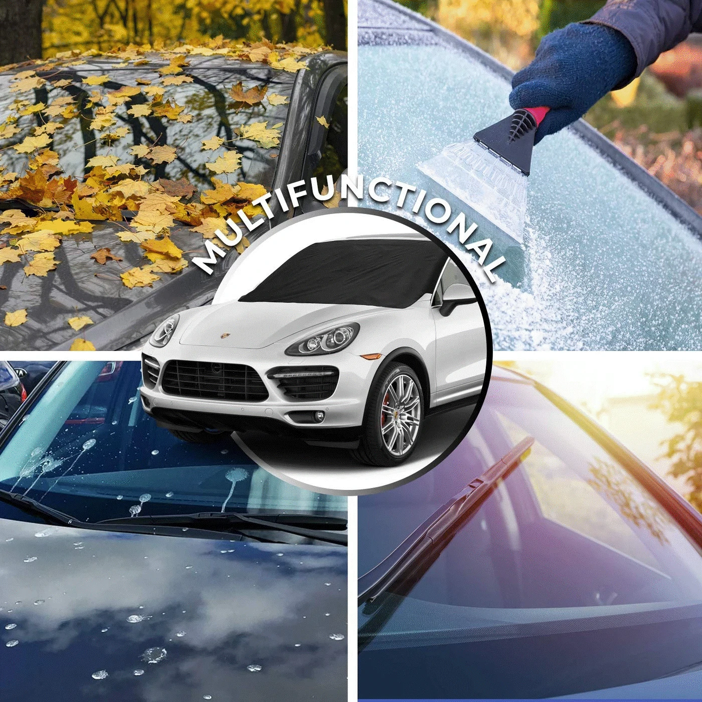 (🎄Early-Christmas Flash Sale🎄-48% OFF) Universal Premium Windshield Snow Cover Sunshade