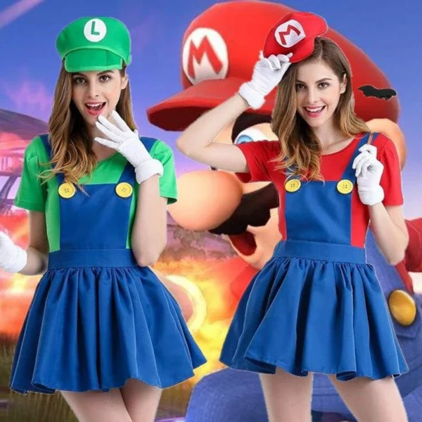 Sexy Super Mario Costume For Women