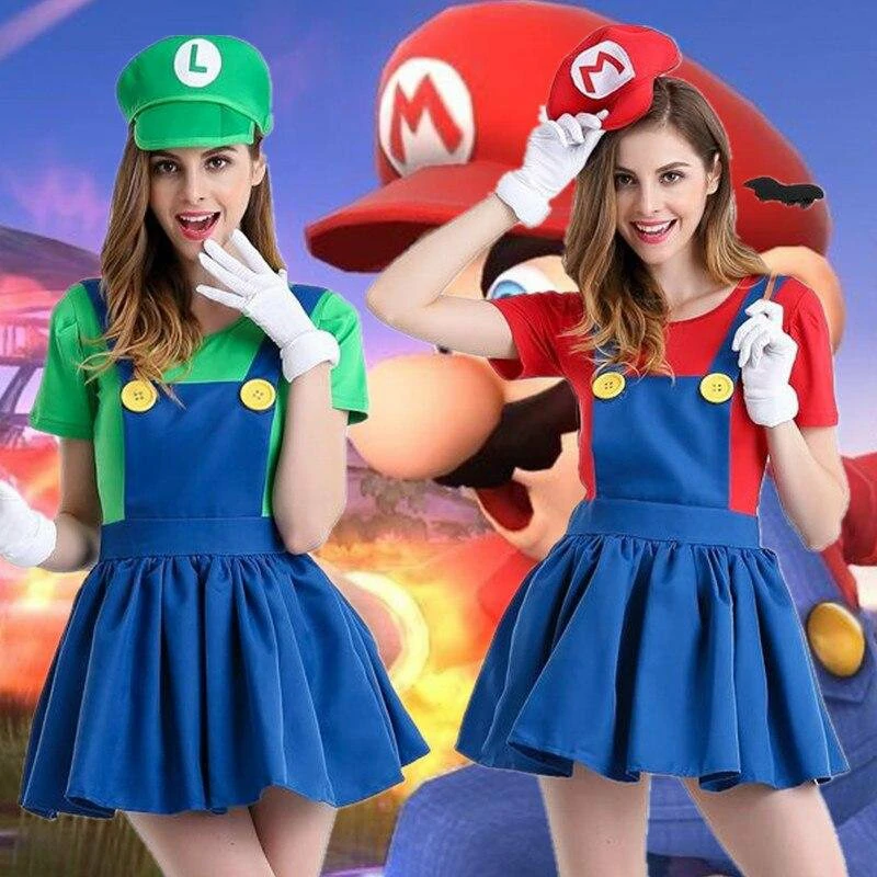 Déguisement Mario pour femme, incarnez Super Mario de façon sexy