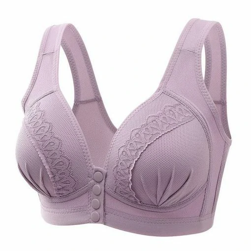 [3 PCS] Yooj Yim Pem Hauv Ntej Khawm Breathable Bra