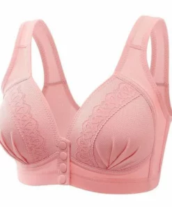 [3 pezzi] Comodo reggiseno traspirante con bottoni frontali